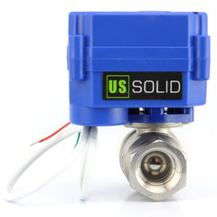 U.S. SOLID U.S. Solid JFMSV00007 Motorized Ball Valve 9-24V AC/DC (1/2 inch) USS-MSV00007