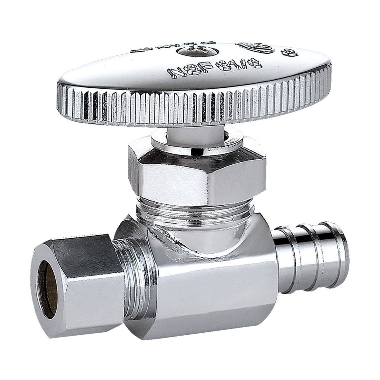 SIOUX CHIEF Sioux Chief 133-G2X1C04 Straight Stop 1/2 PEX F1807 x 3/8 OD Compression Multi-Turn (1/Box)