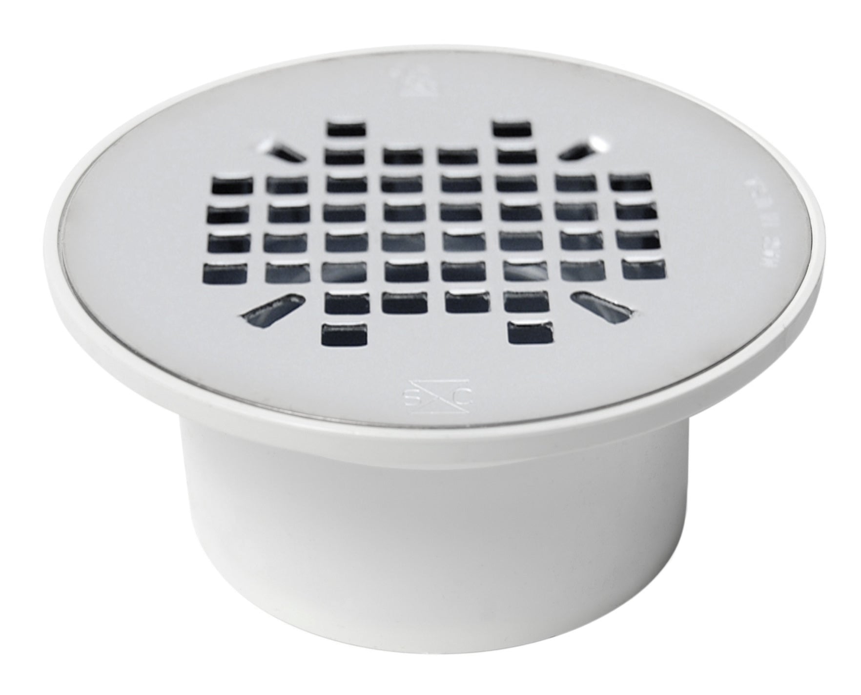 SIOUX CHIEF Sioux Chief 840-27P Drain Pvc 2 Floor With Stainless Steel Snap-In Strainer (2 in)