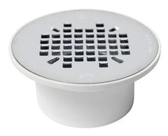 SIOUX CHIEF Sioux Chief 840-27P Drain Pvc 2 Floor With Stainless Steel Snap-In Strainer (2 in)