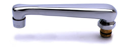 T&S BRASS T and S Brass 0CS6 6-Inch Swivel Cast Spout Assembly (6 in)