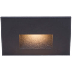 WAC LIGHTING Wac Lighting WL-LED100-C-BK LEDme 5 in LED Horizontal Scoop Step Light 3.9W (5 in)