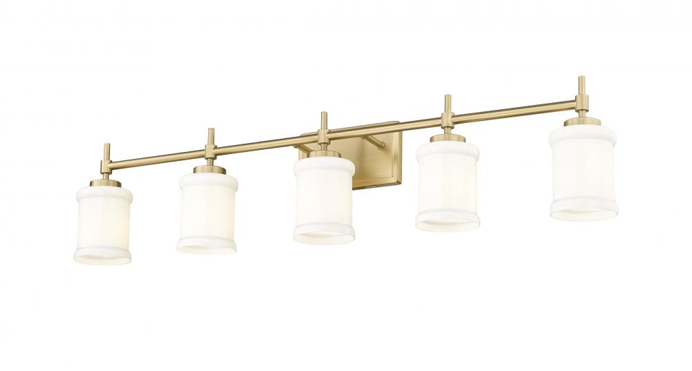 Z-LITE Z-Lite 622-5V-MGLD Cadoc 5-Light Vanity 5 x 60W (40.5 in) 622-5V-MGLD