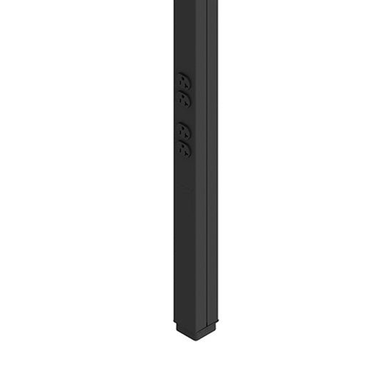 WIREMOLD Wiremold 25DTP-412BK Tele-Power Pole Steel 20A 12 ft 25DTP-412BK