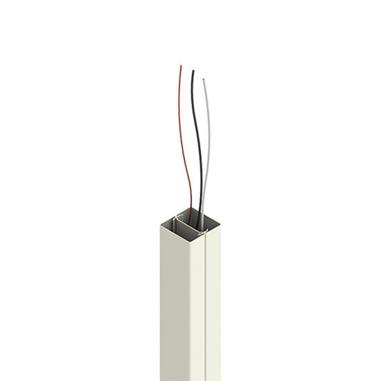 WIREMOLD Wiremold 25DTP-415WH Tele-Power Pole 2-20A 125V (15 ft)