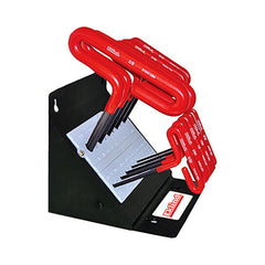 EKLIND TOOL Eklind Tool 50160 Cush Grip Hex T-Key Set 6 inches Arm 10-Pc
