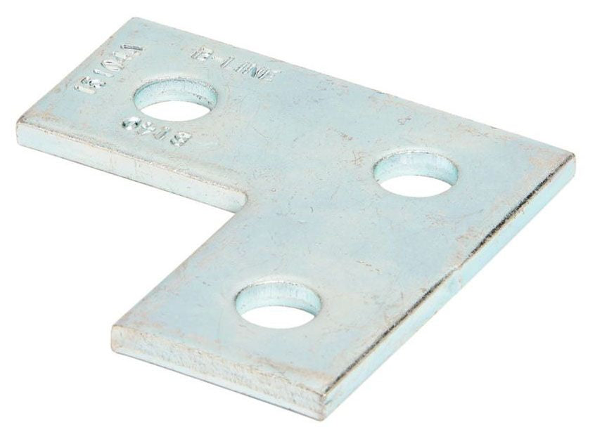EATON B-LINE Eaton B-Line 78101150432 AS718G 3-Hole Corner Plate (3.5 x 3.5 in)