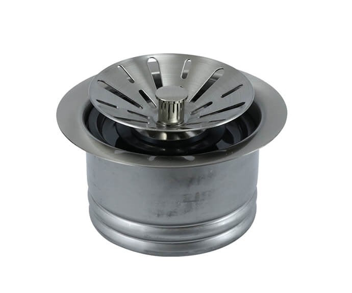 MOUNTAIN PLUMBING Mountain Plumbing MT212EV/PVD Complete Stopper and Strainer Unit Extended Flange (Fits 3 3/8 in Disposer I.D.)