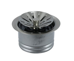 MOUNTAIN PLUMBING Mountain Plumbing MT212EV/PVD Complete Stopper and Strainer Unit Extended Flange (Fits 3 3/8 in Disposer I.D.)