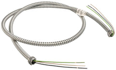 BERGEN INDUSTRIES Bergen Industries BFW1836S fixture whip 6 ft 18/3 solid steel snap-in 1786021