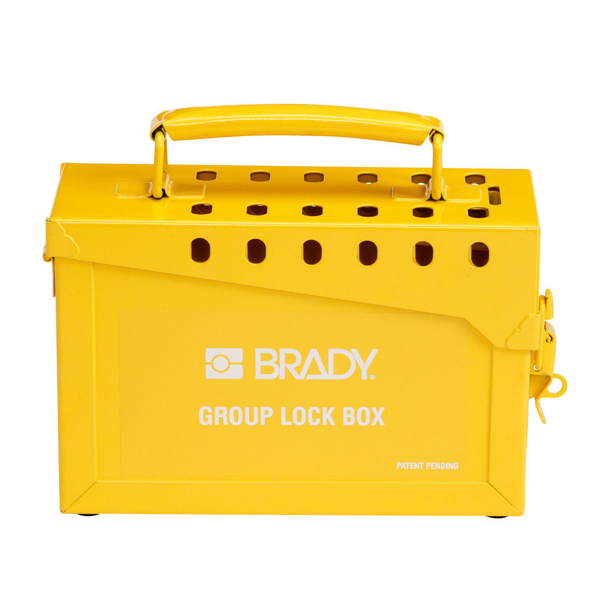 BRADY Brady 65672 Empty Heavy Duty Portable Lockout Box 1 Padlock Hinged Door
