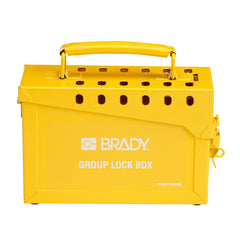 BRADY Brady 65672 Empty Heavy Duty Portable Lockout Box 1 Padlock Hinged Door