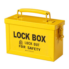 BRADY Brady 65672 Empty Heavy Duty Portable Lockout Box 1 Padlock Hinged Door