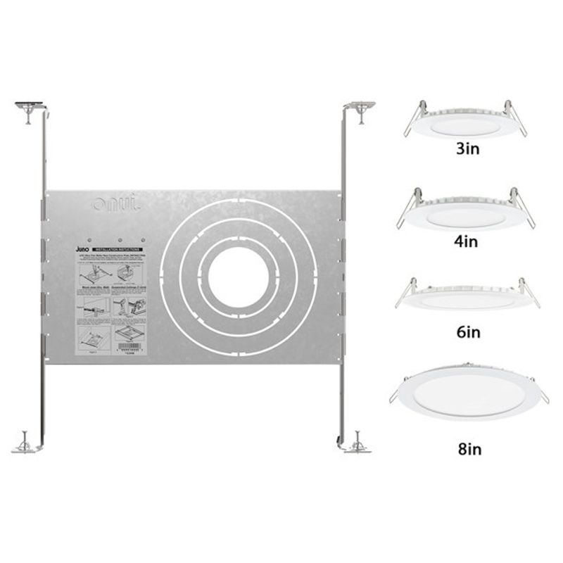 ACUITY BRANDS Acuity Brands WF8643 PAN R6 Universal New Construction Pan for LED Ultra-Thin Downlights (3, 4, 6 and 8 inch) WF8643-PAN-R6