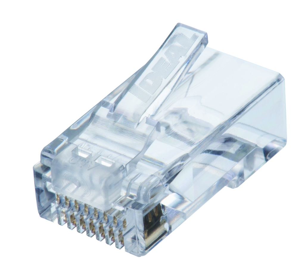IDEAL INDUSTRIES Ideal Industries 86-367J Cat6 RJ-45 8P8C 1-Piece Modular Plugs 100 Jar