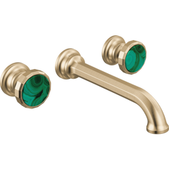BRIZO Brizo T65865LF-GLLHP Two-Handle Wall Mount Lavatory Faucet 1.2 gpm (3-hole 8 inches installation)