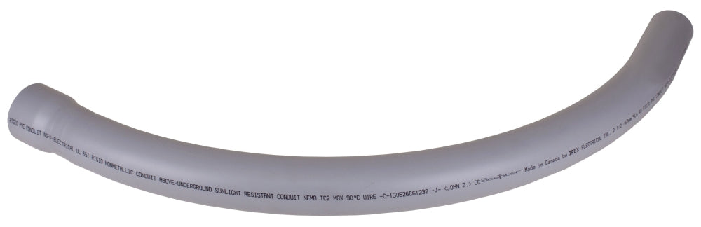 IPEX Ipex 068034 2-1/2 inches 24-radius 90D elbow
