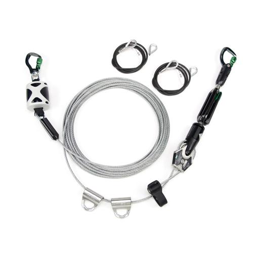 MSA SAFETY Msa Safety 10219288 Cable Horizontal Lifeline 60 ft Reusable