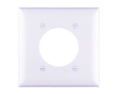 LEGRAND Legrand TP703-W Trademaster 2-Gang Power Outlet Wall Plate 4.7 in x 4.56 in