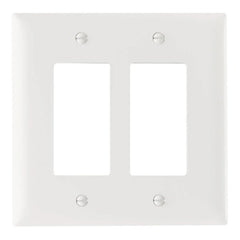 LEGRAND Legrand TPJ262-W Trademaster Junior Jumbo Standard Wallplate 2-Gang