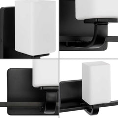 PROGRESS LIGHTING Progress Lighting P300370-31M Cowan Three-Light Etched Opal Glass Bath Vanity Light 3 x 100W (23.5 in) 9430037031M