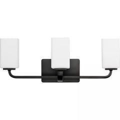 PROGRESS LIGHTING Progress Lighting P300370-31M Cowan Three-Light Etched Opal Glass Bath Vanity Light 3 x 100W (23.5 in) 9430037031M