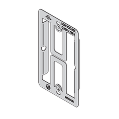 PHOENIX SUPPORT SYSTEMS Phoenix Support Systems LVP Low Voltage Mounting Plate for Existing Construction (Box of 100)