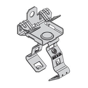 PHOENIX SUPPORT SYSTEMS Phoenix Support Systems F2-4 C8-12 Flange Clip with Conduit Clip (Fits 1/8 to 1/4 in Flange, 1/2 and 3/4 in Conduit, Box of 50)