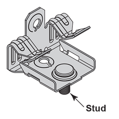 PHOENIX SUPPORT SYSTEMS Phoenix Support Systems F2-4 F - Flange Clip (1/8 inches - 1/4 inches flange thickness / 100 pack)