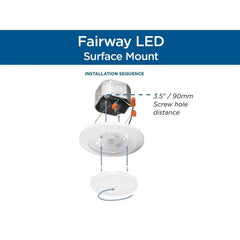 PROGRESS LIGHTING Progress Lighting P810042-028-30 7 LED Surface Mount 11W (7 in.)