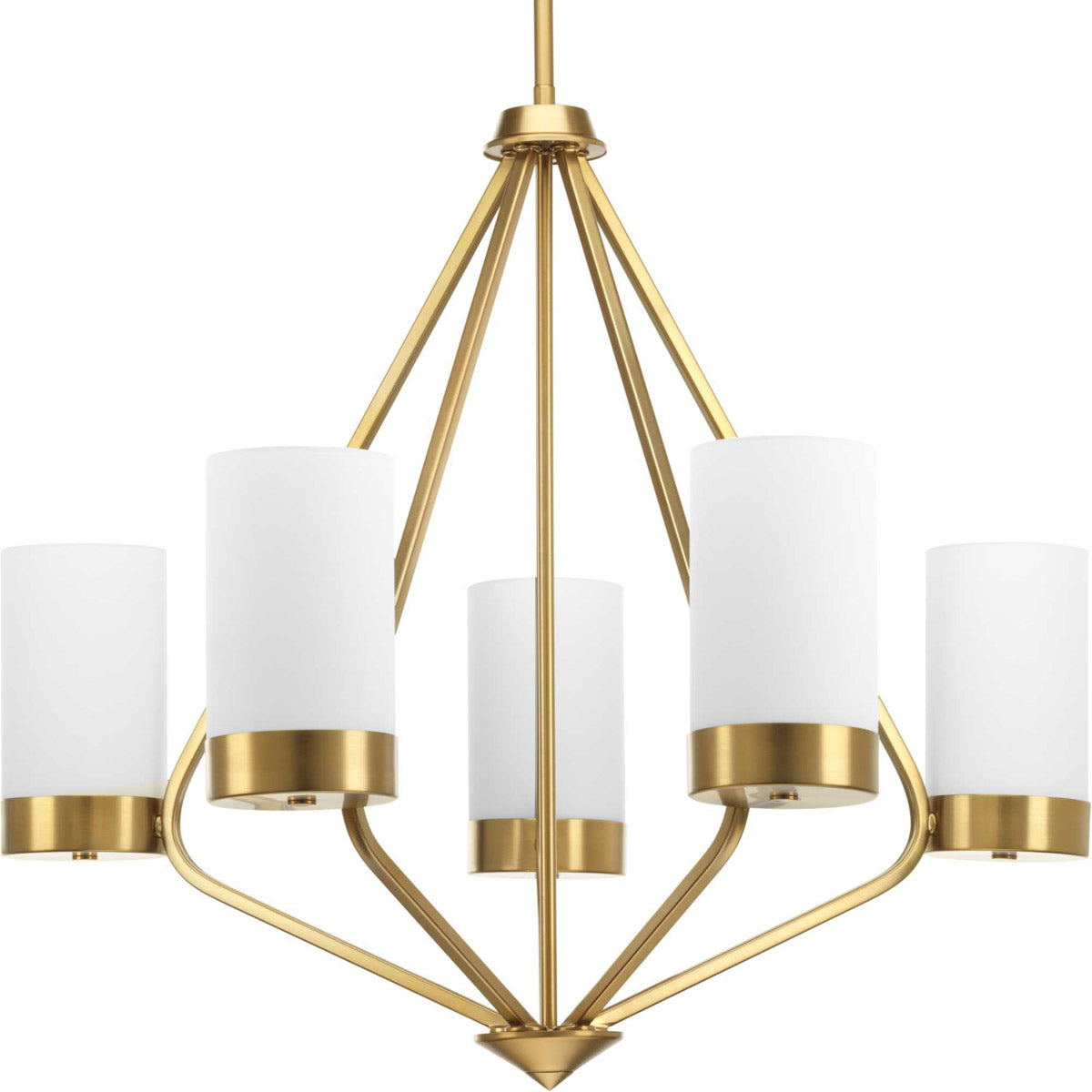 PROGRESS LIGHTING Progress Lighting P400022-109 Elevate 100W 27-3/8 in 5-Light Medium E-26 Chandelier