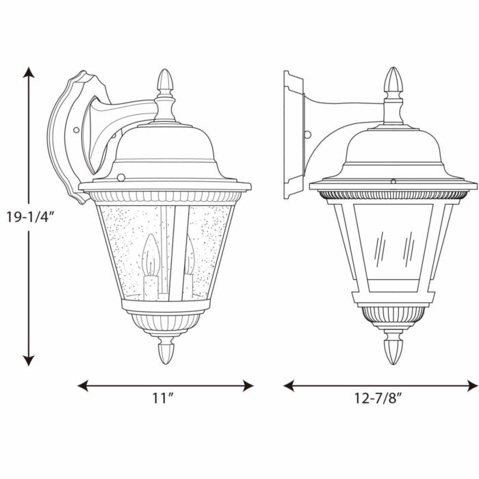 PROGRESS LIGHTING Progress Lighting P5864-31 Westport 2-Light 60W (19-1/4 in) P5864-31