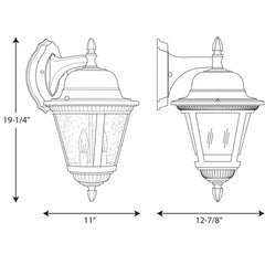 PROGRESS LIGHTING Progress Lighting P5864-31 Westport 2-Light 60W (19-1/4 in) P5864-31