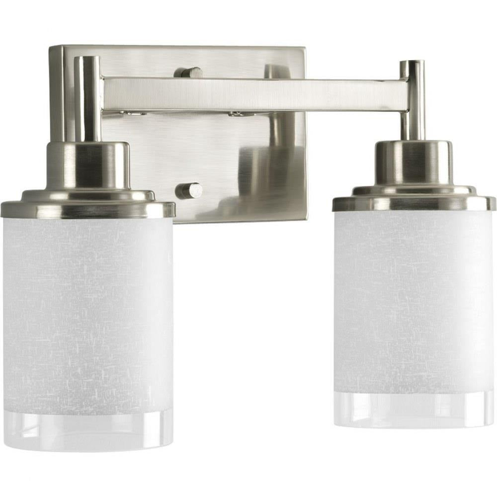 PROGRESS LIGHTING Progress Lighting P2977-09 Alexa Collection Two-Light Bath Vanity Light 100W (13 in) PP297709