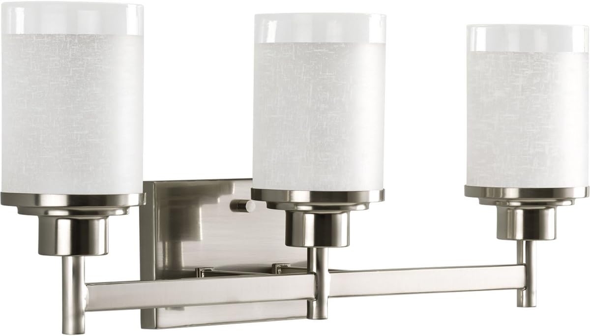 PROGRESS LIGHTING Progress Lighting P2978-09 Alexa 3-Light Bath Vanity 100W (22-Inch x 9-3/8-Inch) P2978-09