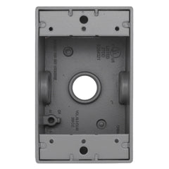 SOUTHWIRE Southwire WB1550X 1/2 inches 5-Hole Single Gang Weatherproof Box (Side)