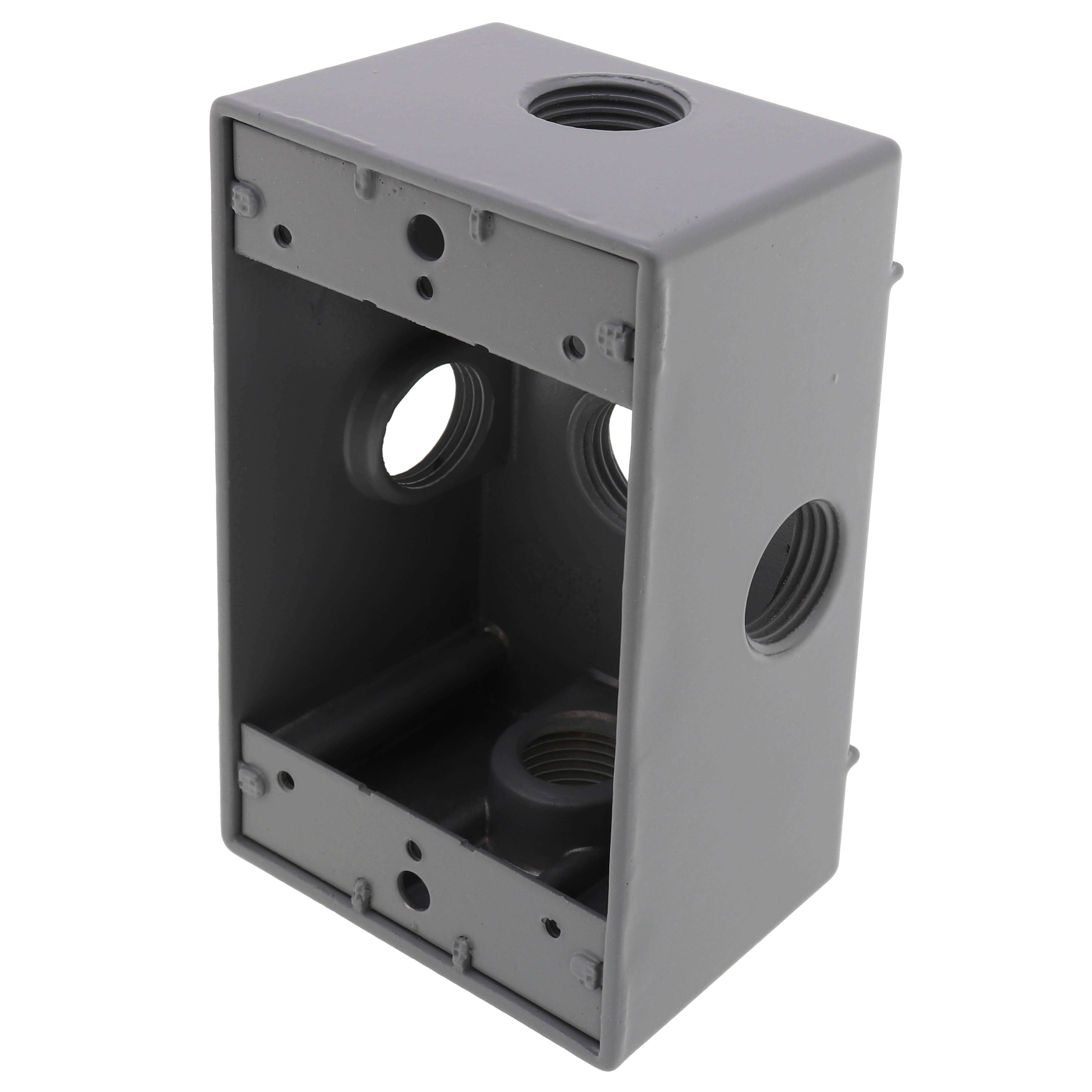 SOUTHWIRE Southwire WB1550X 1/2 inches 5-Hole Single Gang Weatherproof Box (Side)