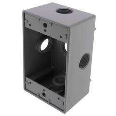 SOUTHWIRE Southwire WB1550X 1/2 inches 5-Hole Single Gang Weatherproof Box (Side)
