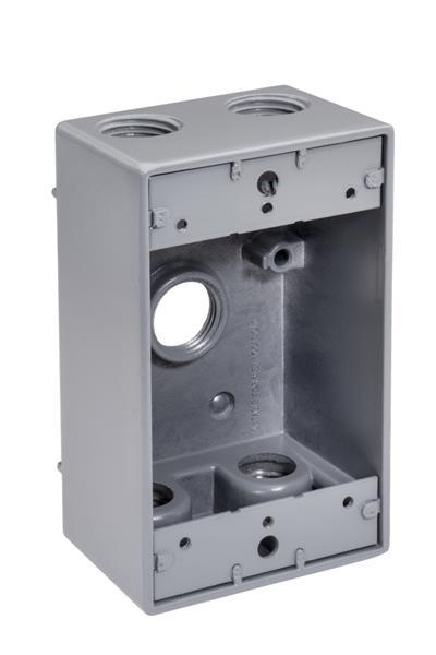 SOUTHWIRE Southwire WB1575 3/4 inches 5-Hole 1-Gang Weatherproof Box (5-Hole 1-Gang)