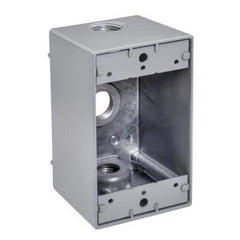 SOUTHWIRE Southwire WDB1375 3/4 in 3-Hole 1-Gang Deep Weatherproof Box