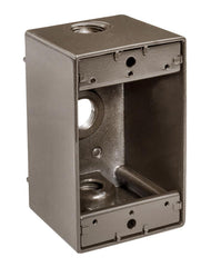 SOUTHWIRE Southwire WDB1375 3/4 in 3-Hole 1-Gang Deep Weatherproof Box
