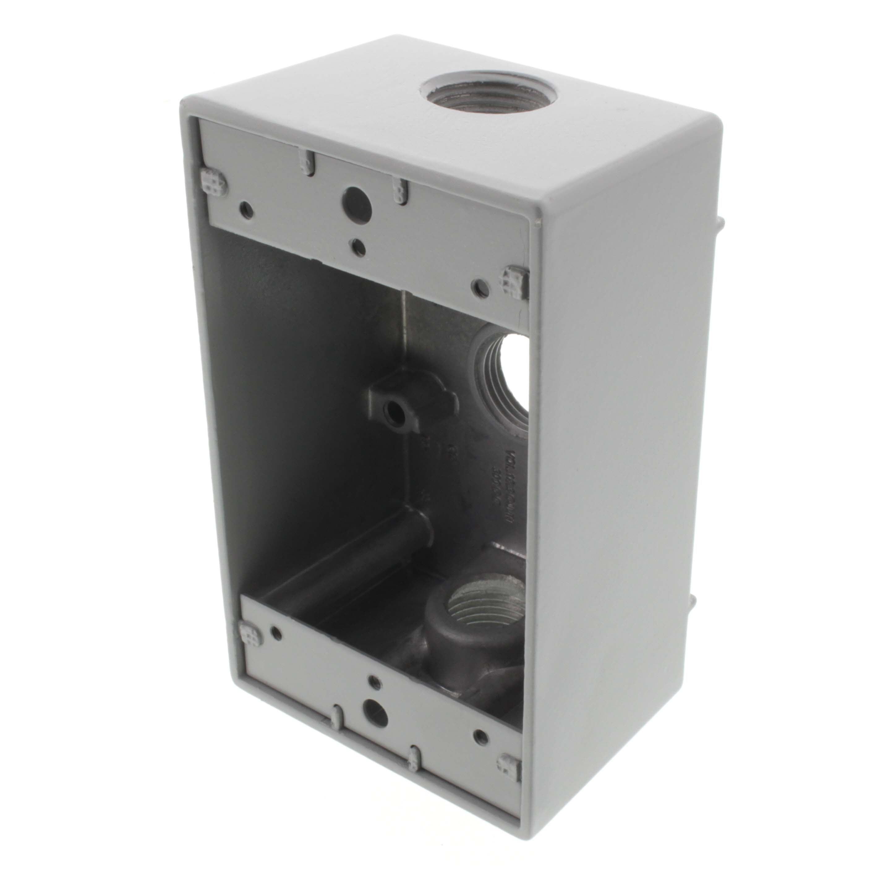SOUTHWIRE Southwire WB1350 1-Gang 1/2 Inch 3-Hole Weatherproof Box (1 Pack)