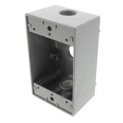 SOUTHWIRE Southwire WB1350 1-Gang 1/2 Inch 3-Hole Weatherproof Box (1 Pack)