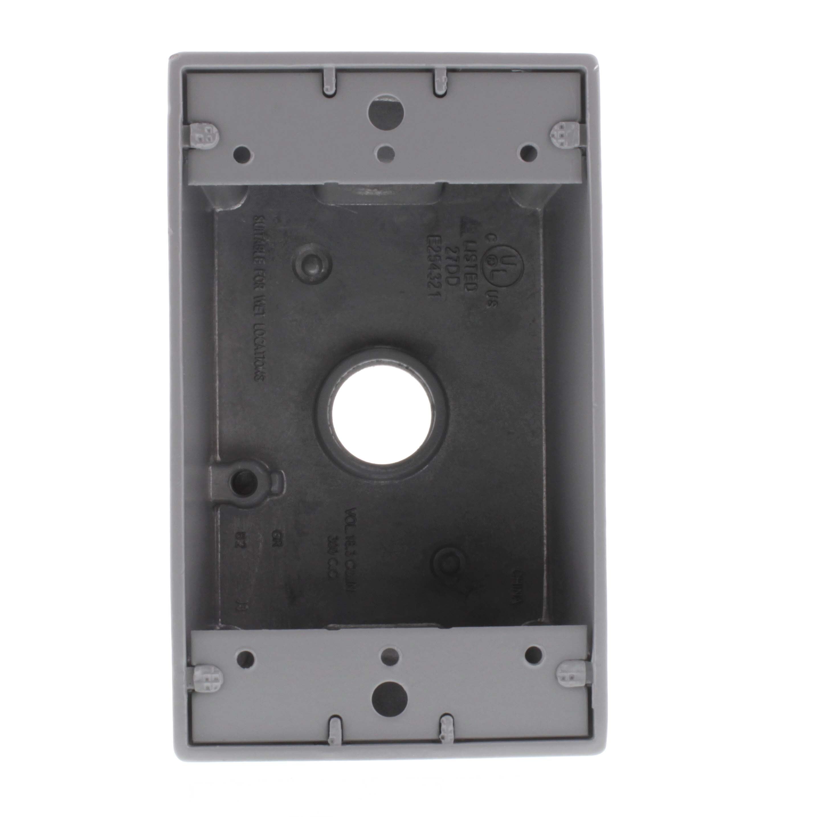 SOUTHWIRE Southwire WB1350 1-Gang 1/2 Inch 3-Hole Weatherproof Box (1 Pack)