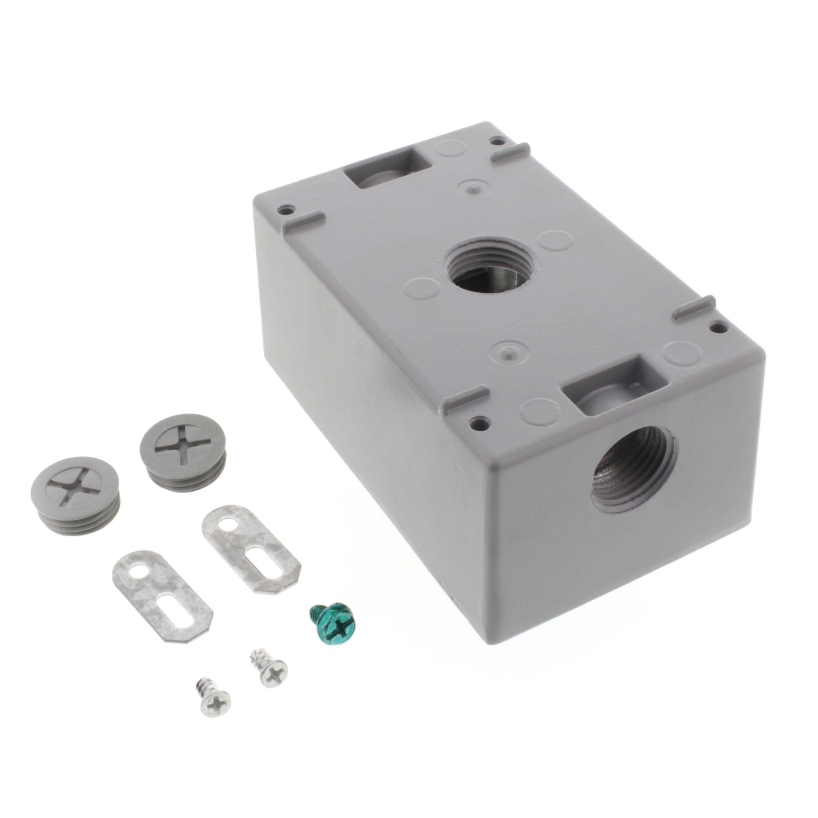 SOUTHWIRE Southwire WB1350 1-Gang 1/2 Inch 3-Hole Weatherproof Box (1 Pack)