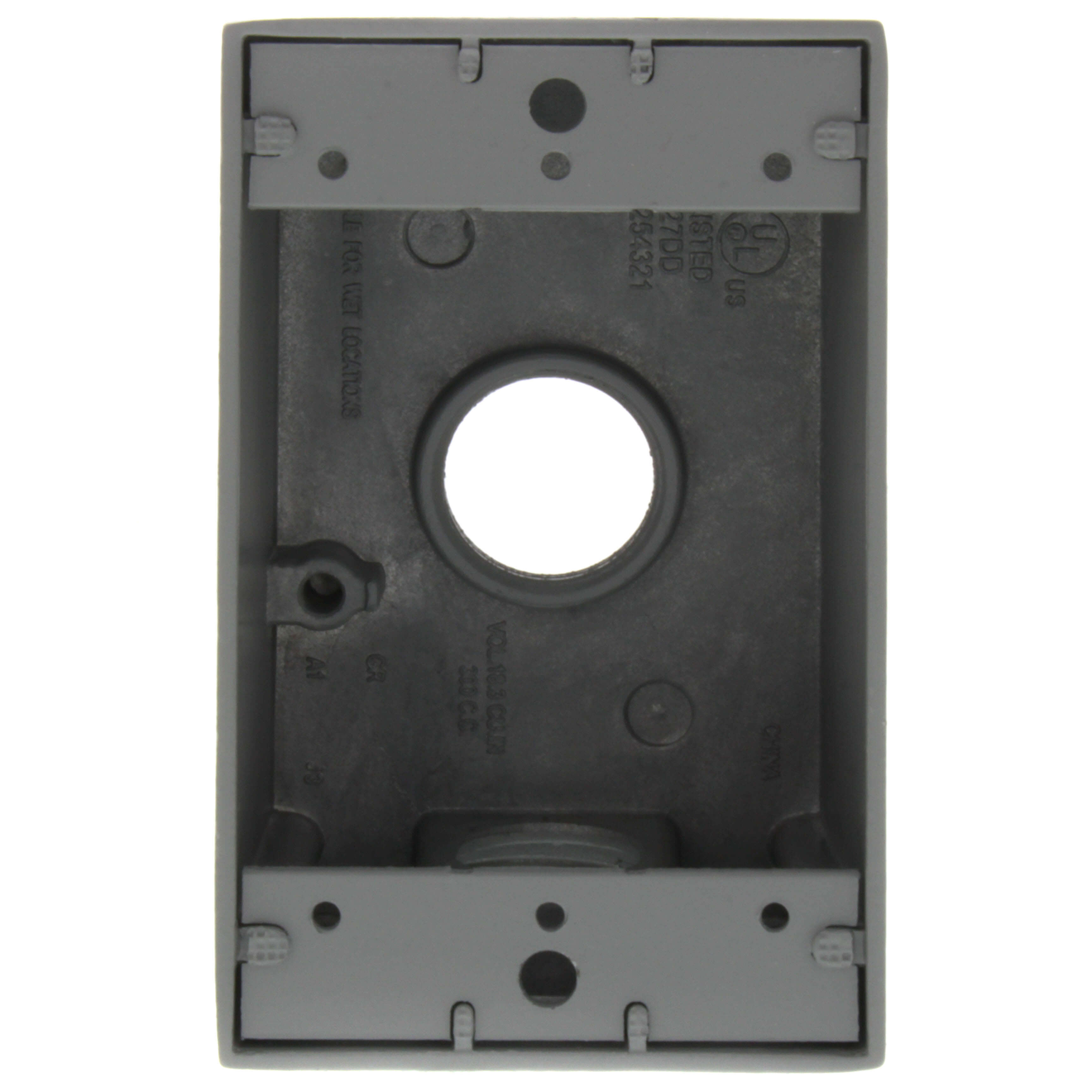 SOUTHWIRE Southwire WB1375 Single Gang 3/4 inches 3-Hole Weather Proof Box (3/4 inches Hub)