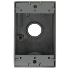 SOUTHWIRE Southwire WB1375 Single Gang 3/4 inches 3-Hole Weather Proof Box (3/4 inches Hub)