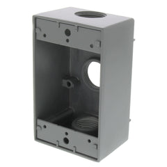 SOUTHWIRE Southwire WB1375 Single Gang 3/4 inches 3-Hole Weather Proof Box (3/4 inches Hub)