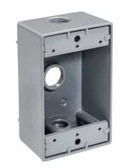 SOUTHWIRE Southwire WB1375 Single Gang 3/4 inches 3-Hole Weather Proof Box (3/4 inches Hub)