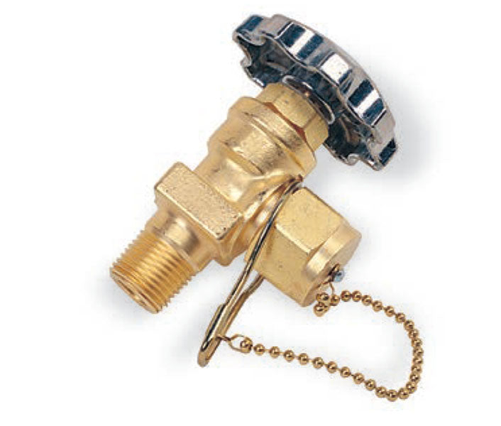 WESTERN ENTERPRISES Western Enterprises WSV-1-2DC 1 Outlet Brass Valve 1/2 in NPT x 7/8-14 LH